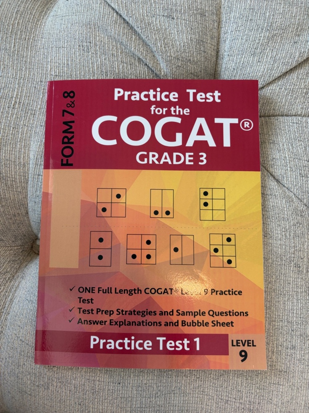 Practice Test for the CogAT Grade 3 Level 9 Form 7 and 8: Practice Test 1